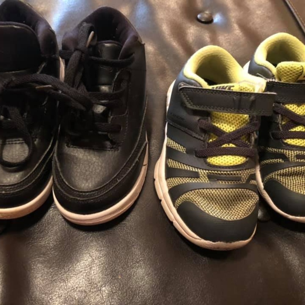 Nike Flex Toddler Boys 10c / Nike Air Jordan III 3